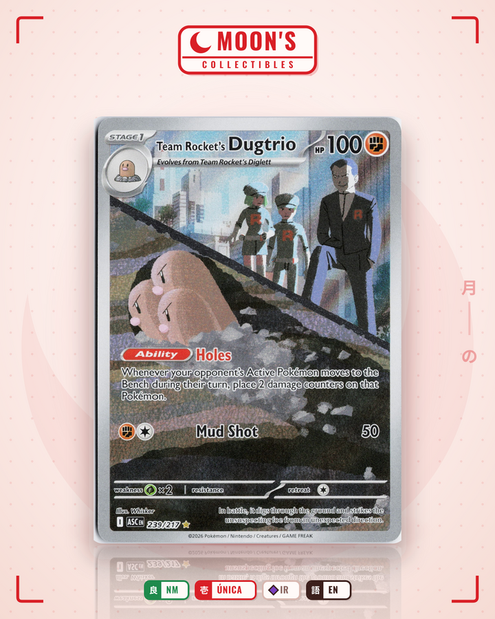 Team Rocket's Dugtrio · Ascended Heroes #239/217 · NM