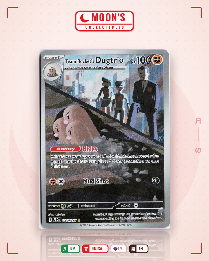 Team Rocket's Dugtrio · Ascended Heroes #239/217 · NM