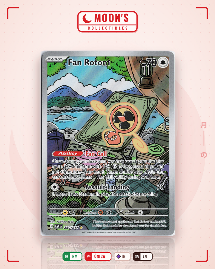 Fan Rotom · Ascended Heroes #250/217 · NM