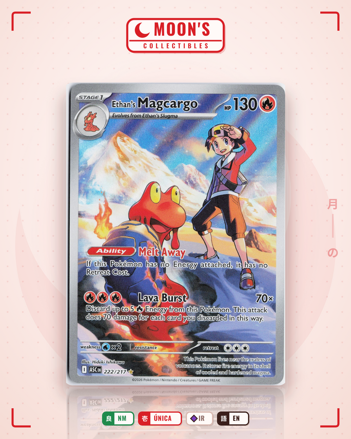 Ethan's Magcargo · Ascended Heroes #222/217 · NM
