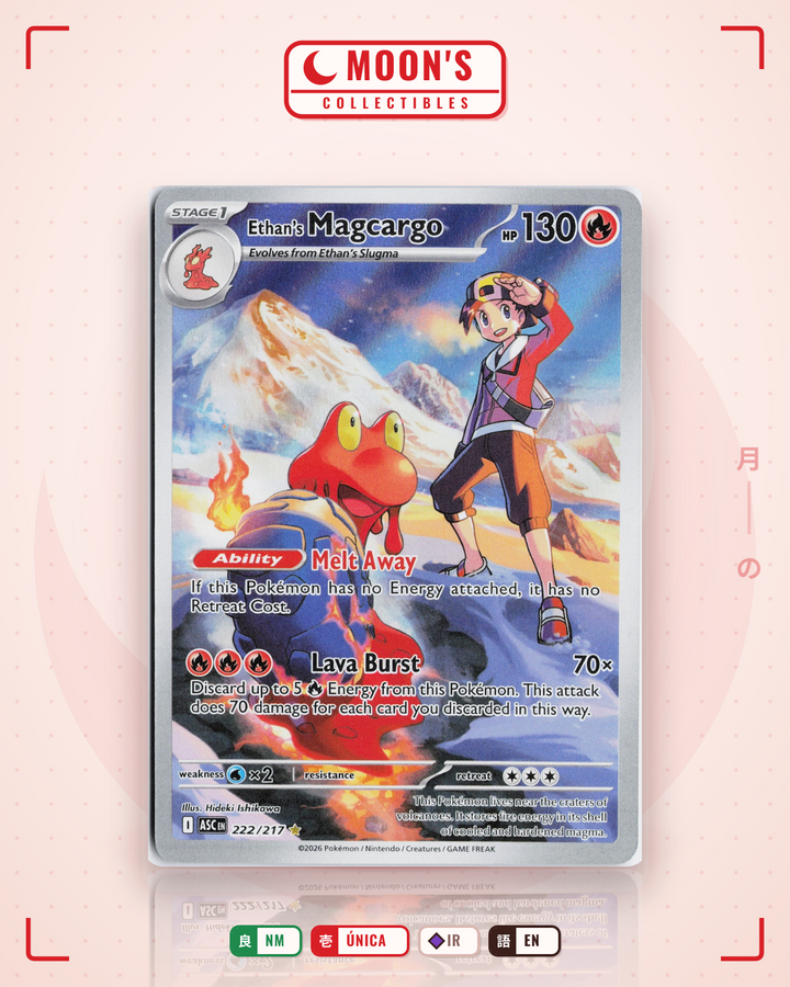 Ethan's Magcargo · Ascended Heroes #222/217 · NM