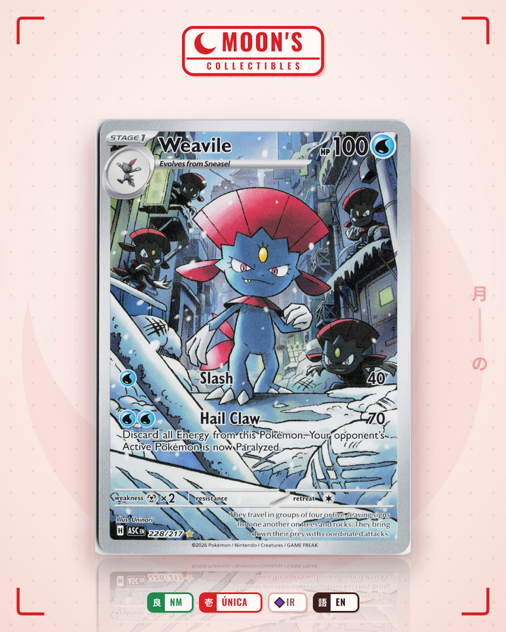 Weavile · Ascended Heroes #228/217 · NM
