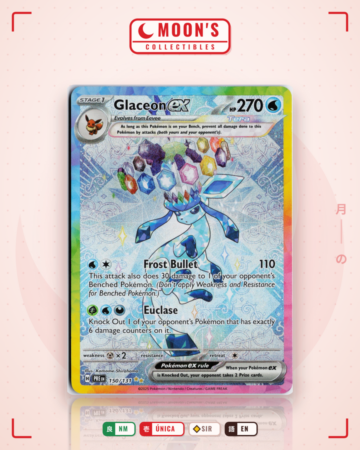 Glaceon ex · Prismatic Evolutions #150/131 · NM