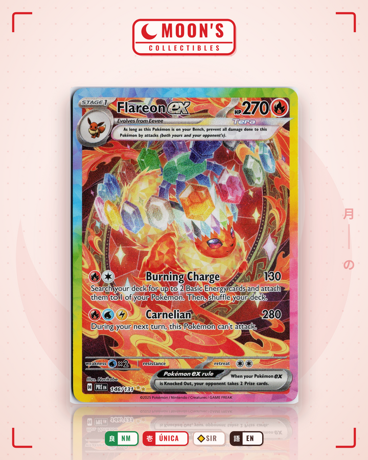 Flareon ex · Prismatic Evolutions #146/131 · NM