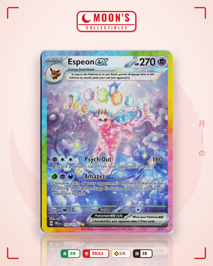 Espeon ex · Prismatic Evolutions #155/131 · NM