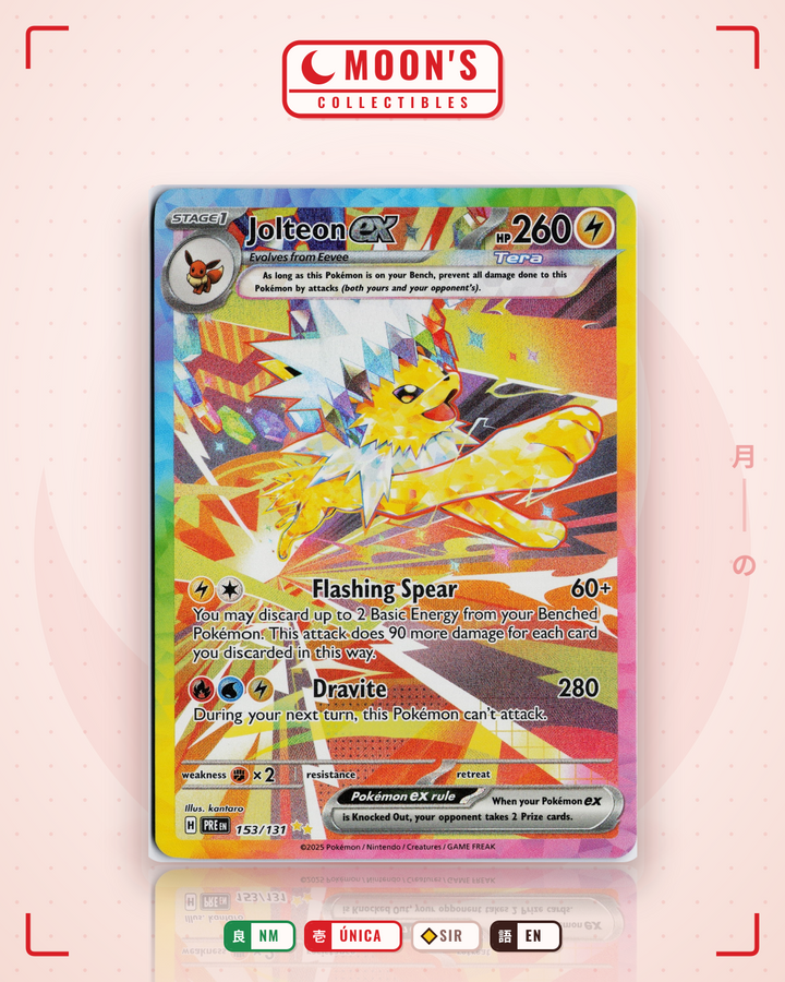 Jolteon ex · Prismatic Evolutions #153/131 · NM