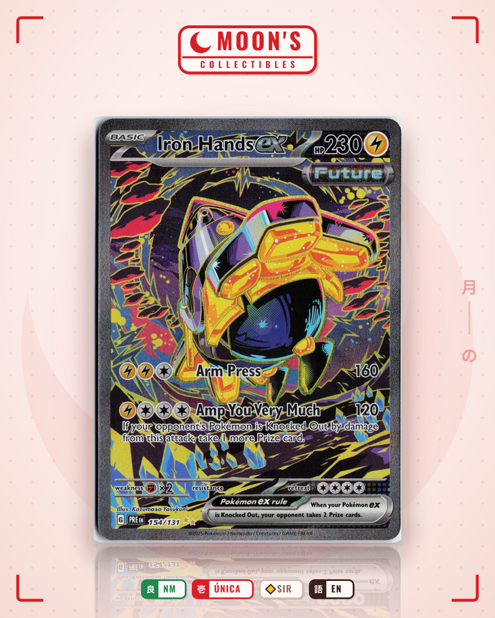 Iron Hands ex · Prismatic Evolutions #154/131 · NM