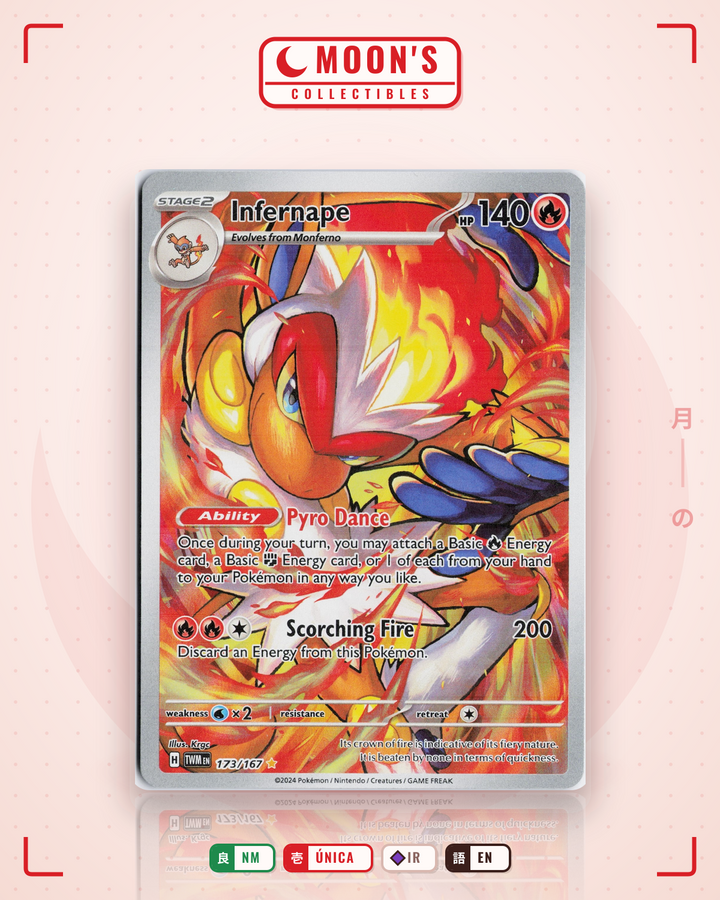 Infernape · Twilight Masquerade #173/167 · NM