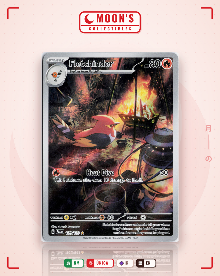 Fletchinder · Paldea Evolved #199/193 · NM