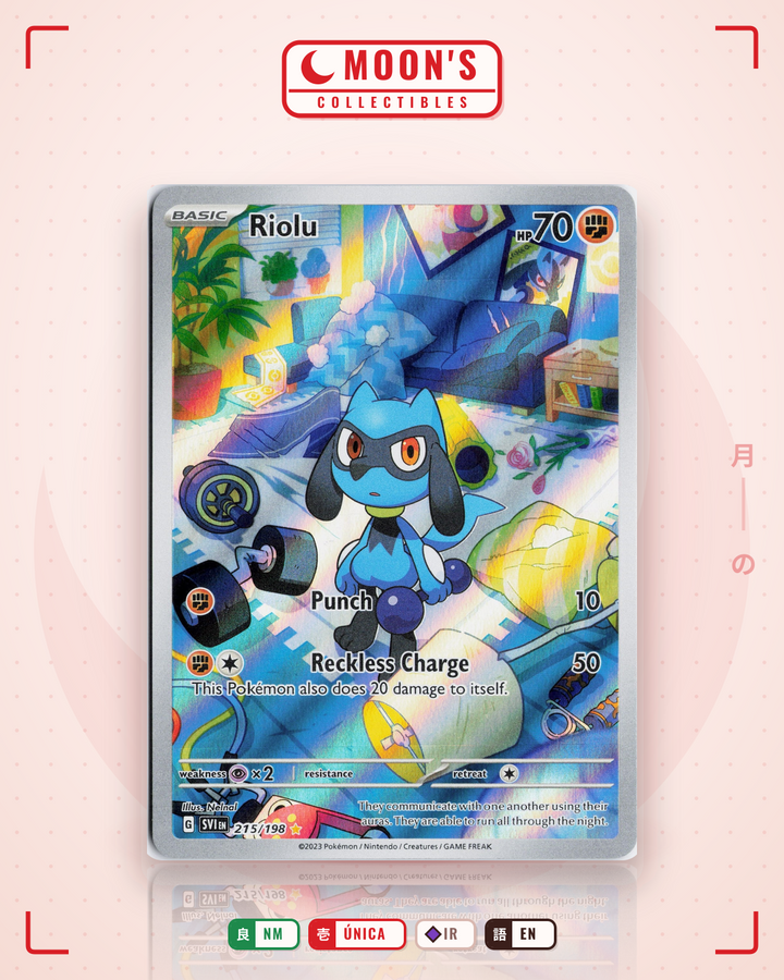 Riolu · Scarlet & Violet #215/198 · NM