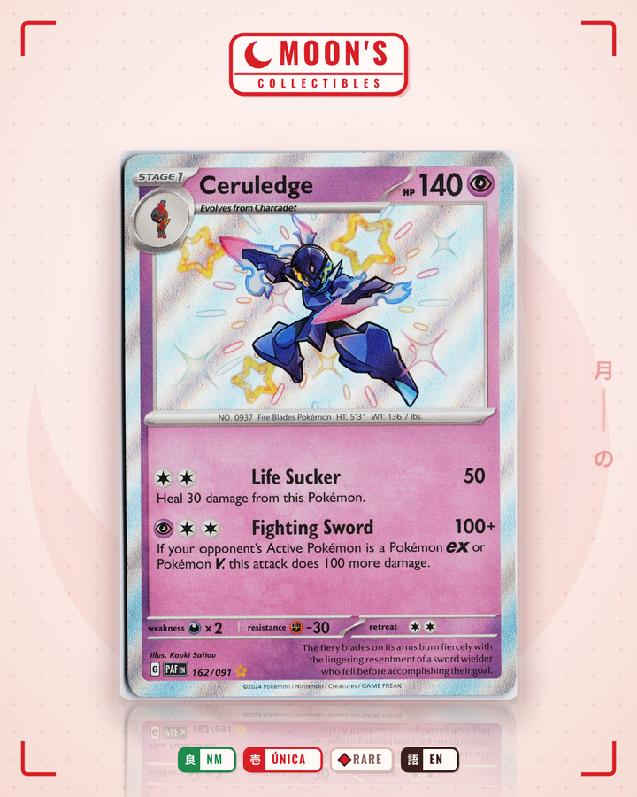 Ceruledge · Paldean Fates #162/091 · NM