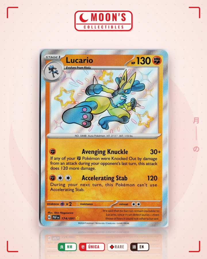 Lucario · Paldean Fates #174/091 · NM
