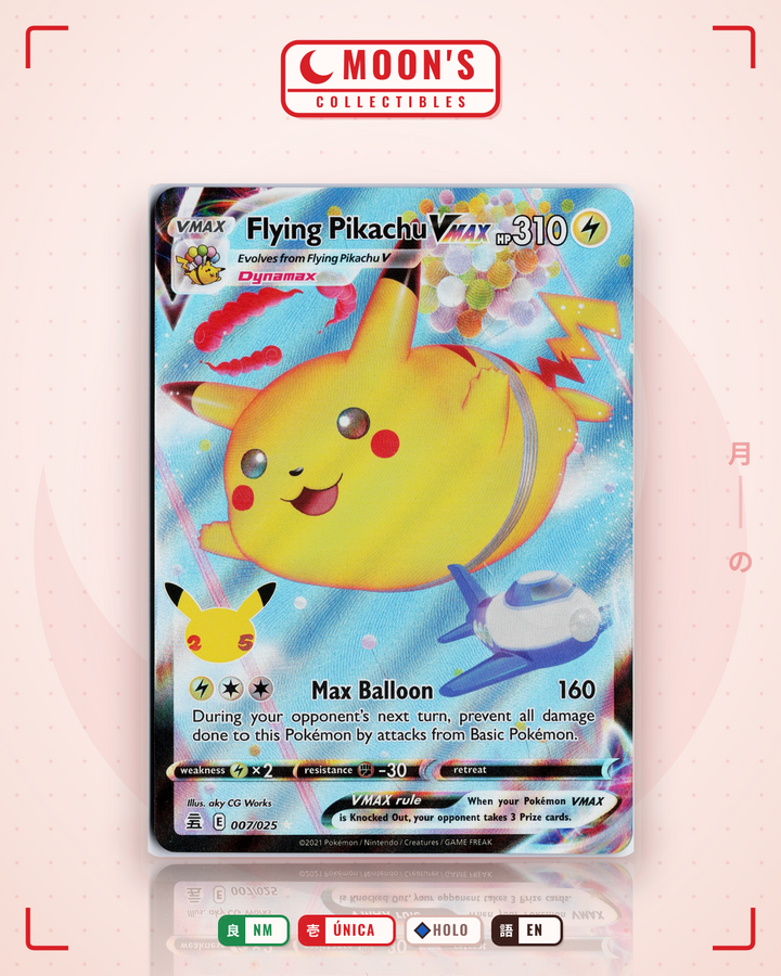 Flying Pikachu VMAX · Celebrations #7 · NM