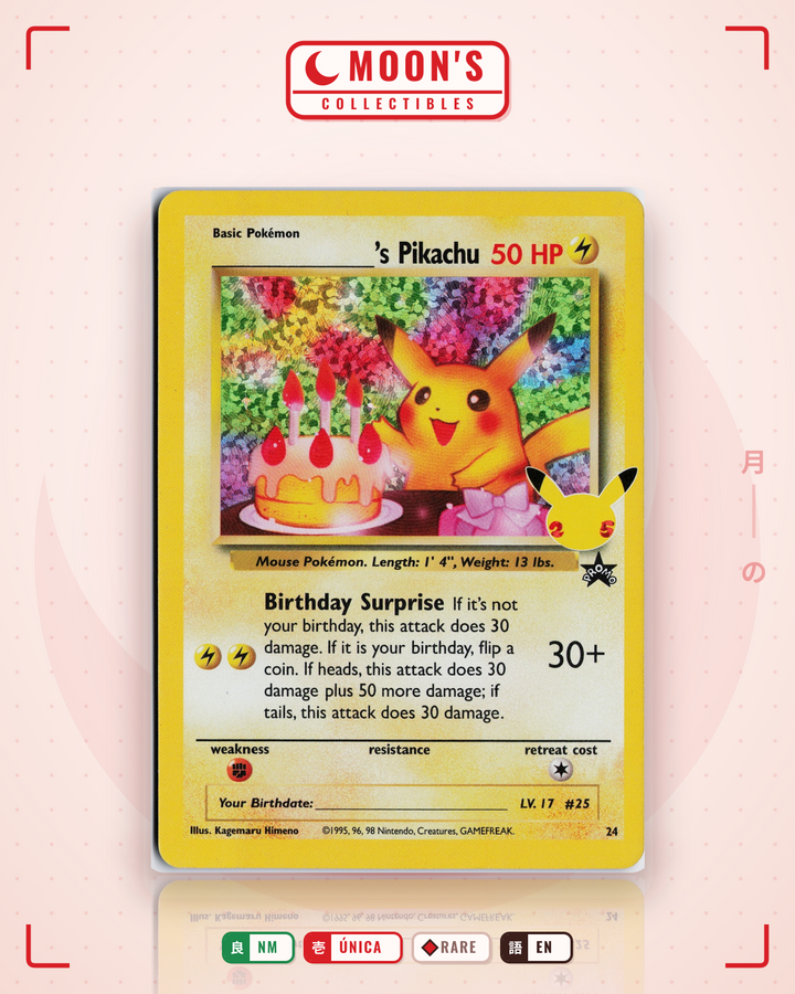 _____'s Pikachu · Celebrations: Classic Collection #24 · NM