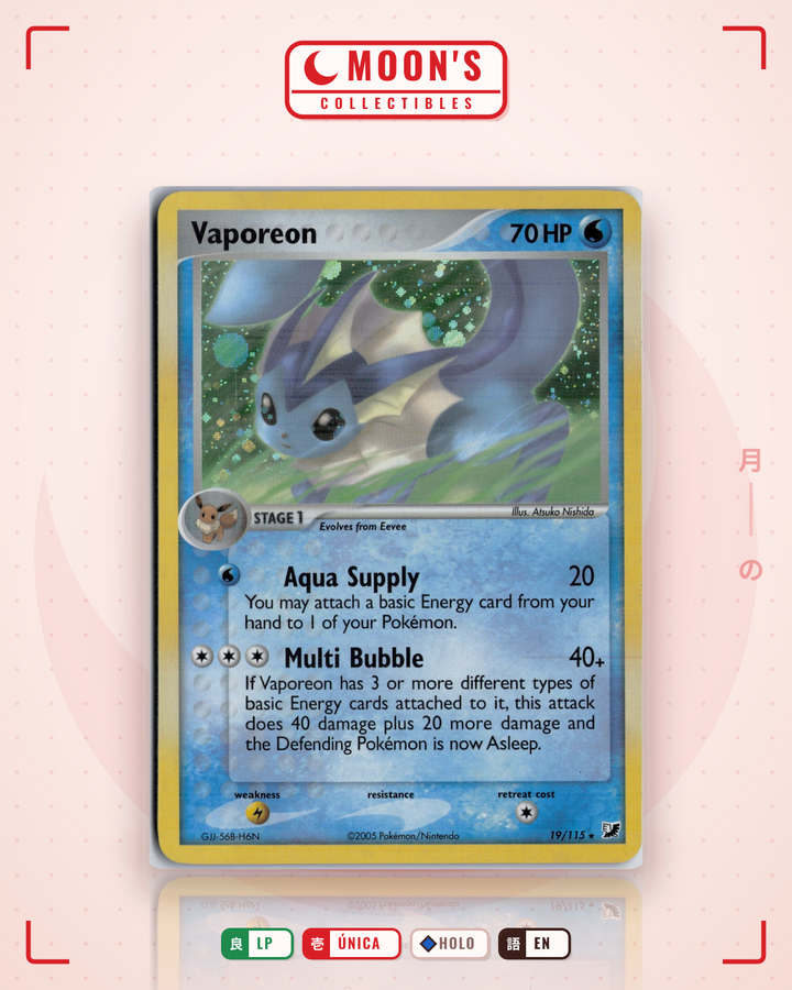 Vaporeon · Unseen Forces #19/115 · LP