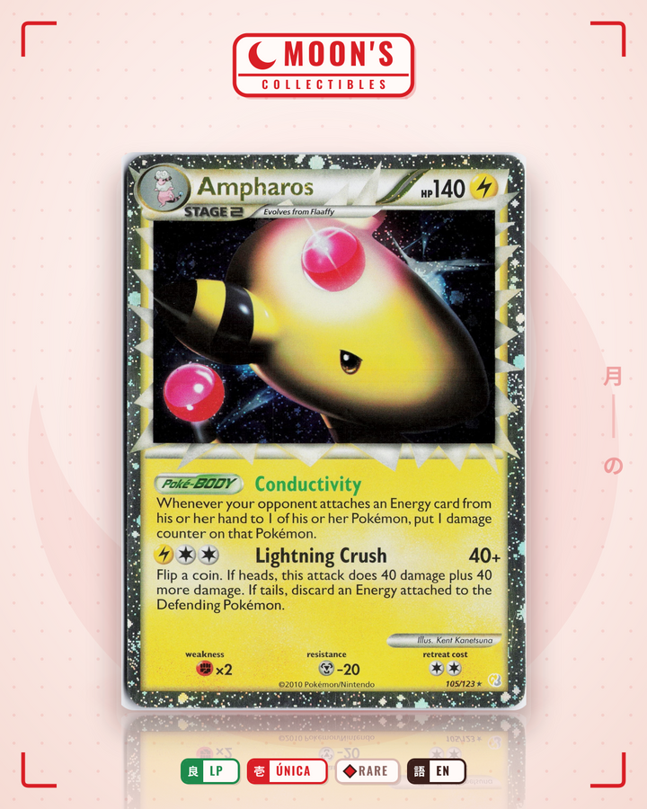 Ampharos · HeartGold & SoulSilver #105/123 · LP