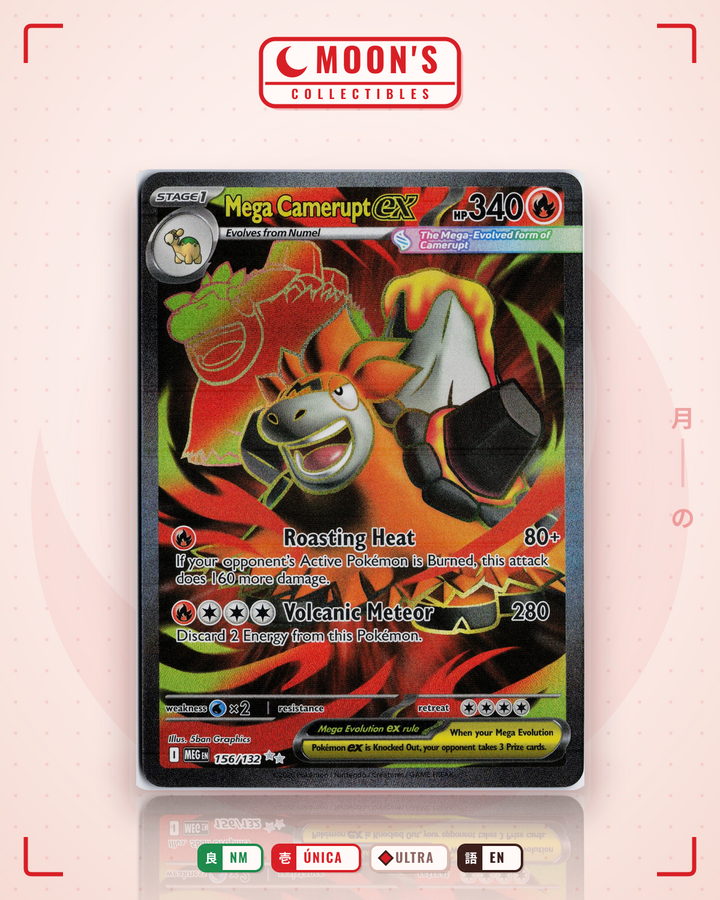 Mega Camerupt ex · Mega Evolution #156/132 · NM