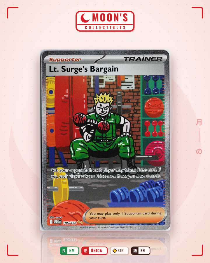 Lt. Surge's Bargain · Mega Evolution #185/132 · NM
