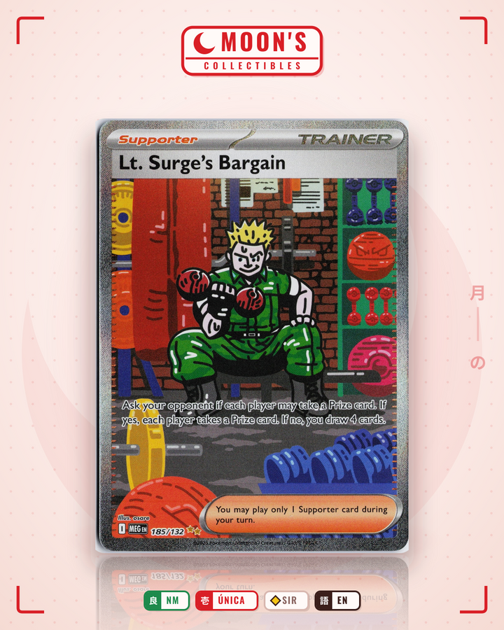 Lt. Surge's Bargain · Mega Evolution #185/132 · NM