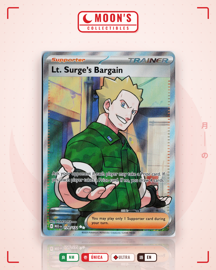 Lt. Surge's Bargain · Mega Evolution #170/132 · NM