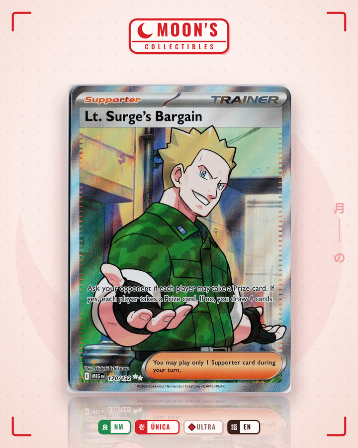 Lt. Surge's Bargain · Mega Evolution #170/132 · NM