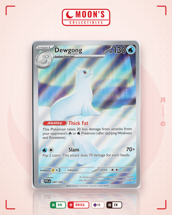 Dewgong · Phantasmal Flames #097/094 · NM