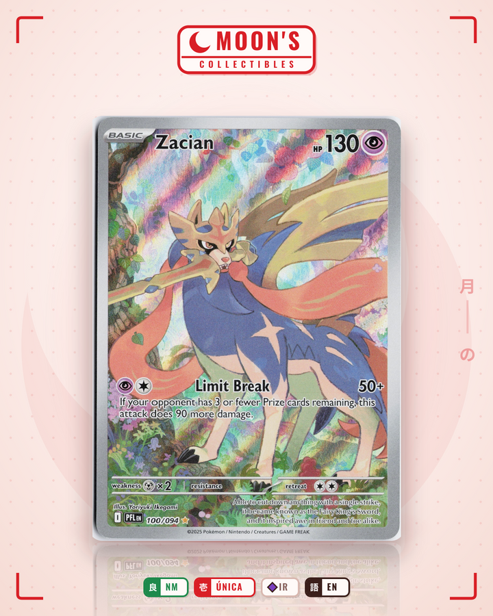 Zacian · Phantasmal Flames #100/094 · NM
