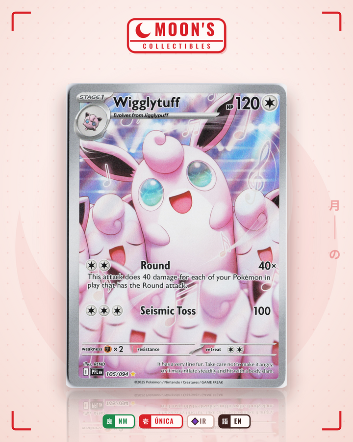 Wigglytuff · Phantasmal Flames #105/094 · NM