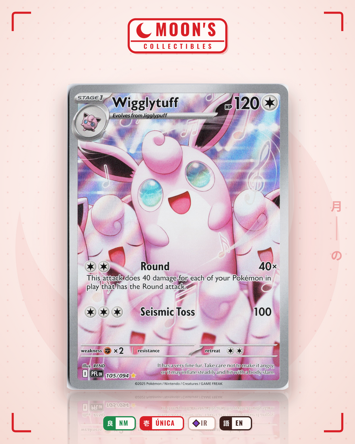 Wigglytuff · Phantasmal Flames #105/094 · NM