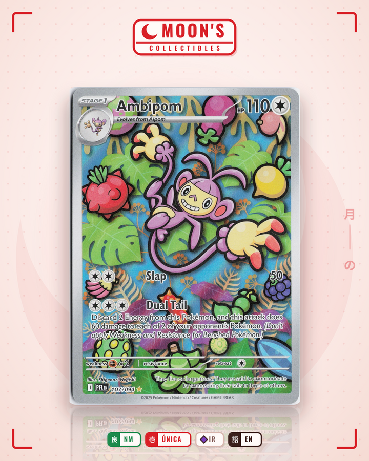 Ambipom · Phantasmal Flames #107/094 · NM