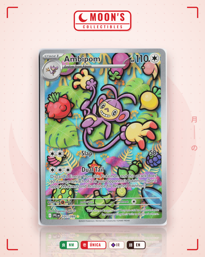 Ambipom · Phantasmal Flames #107/094 · NM