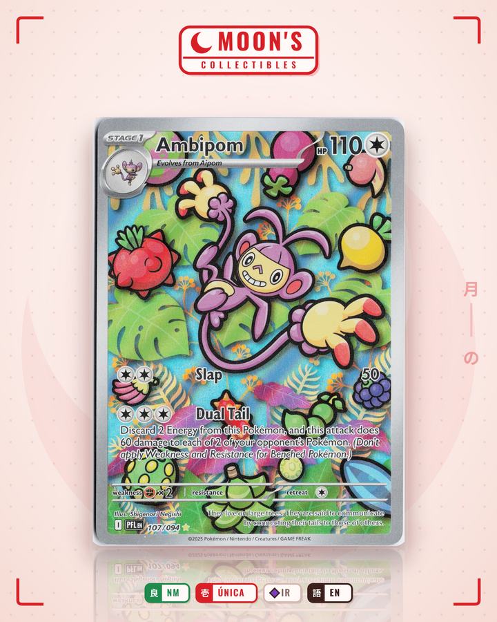 Ambipom · Phantasmal Flames #107/094 · NM