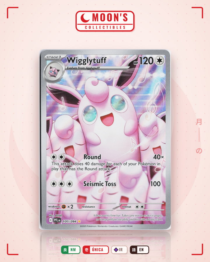 Wigglytuff · Phantasmal Flames #105/094 · NM