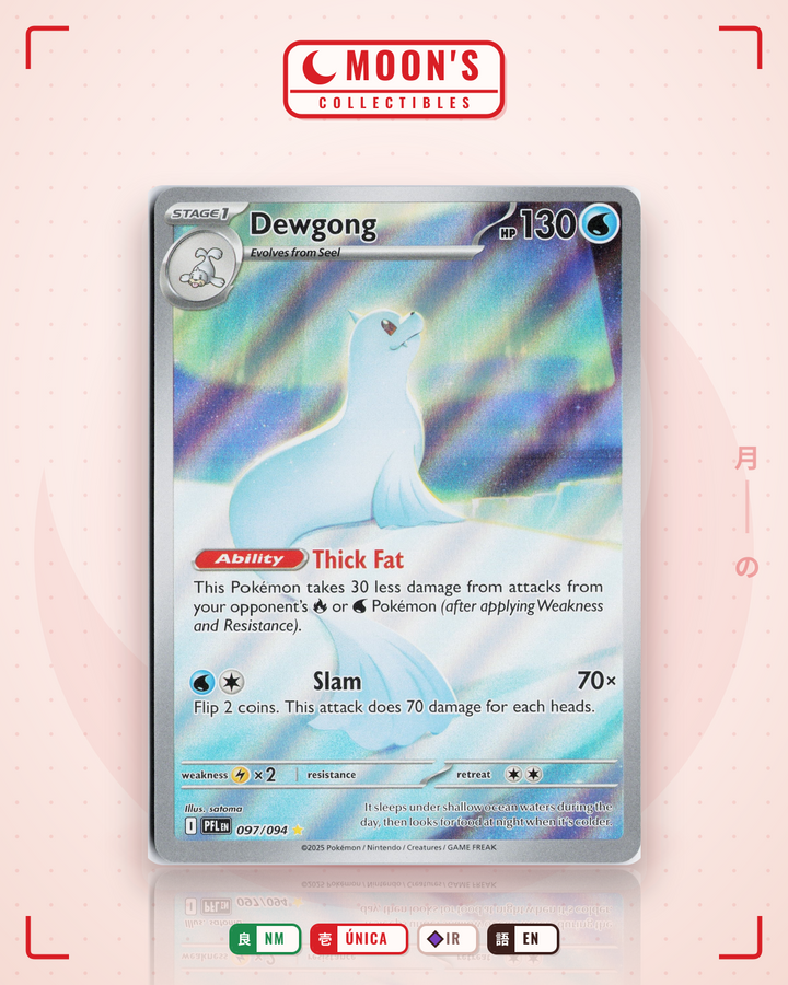 Dewgong · Phantasmal Flames #097/094 · NM