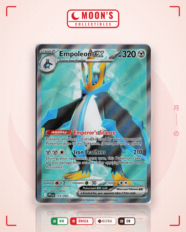 Empoleon ex · Phantasmal Flames #114/094 · NM