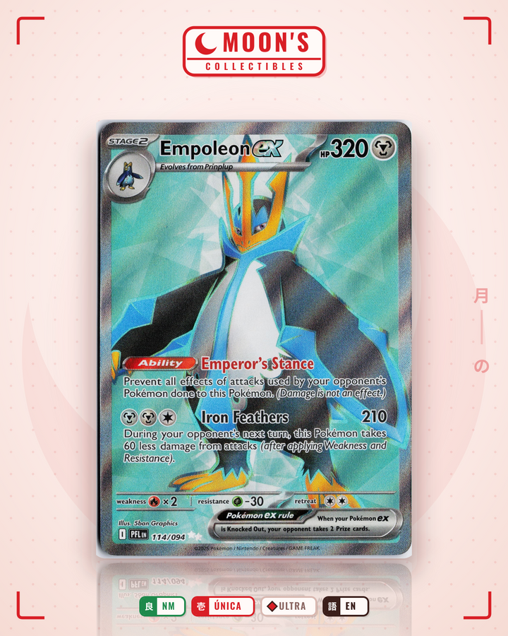 Empoleon ex · Phantasmal Flames #114/094 · NM
