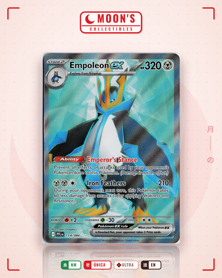 Empoleon ex · Phantasmal Flames #114/094 · NM