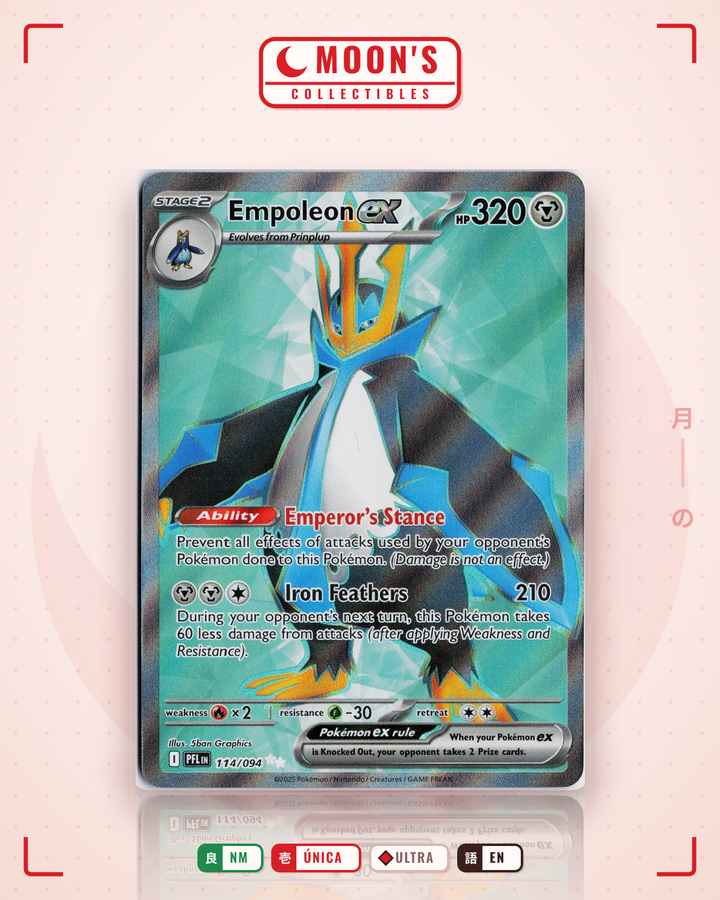 Empoleon ex · Phantasmal Flames #114/094 · NM