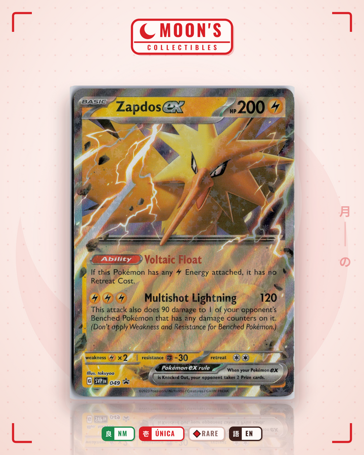 Zapdos ex · Scarlet & Violet Black Star Promos #049 · NM