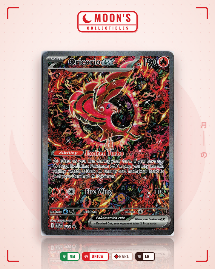 Oricorio ex · Mega Evolution Black Star Promos #024 · NM