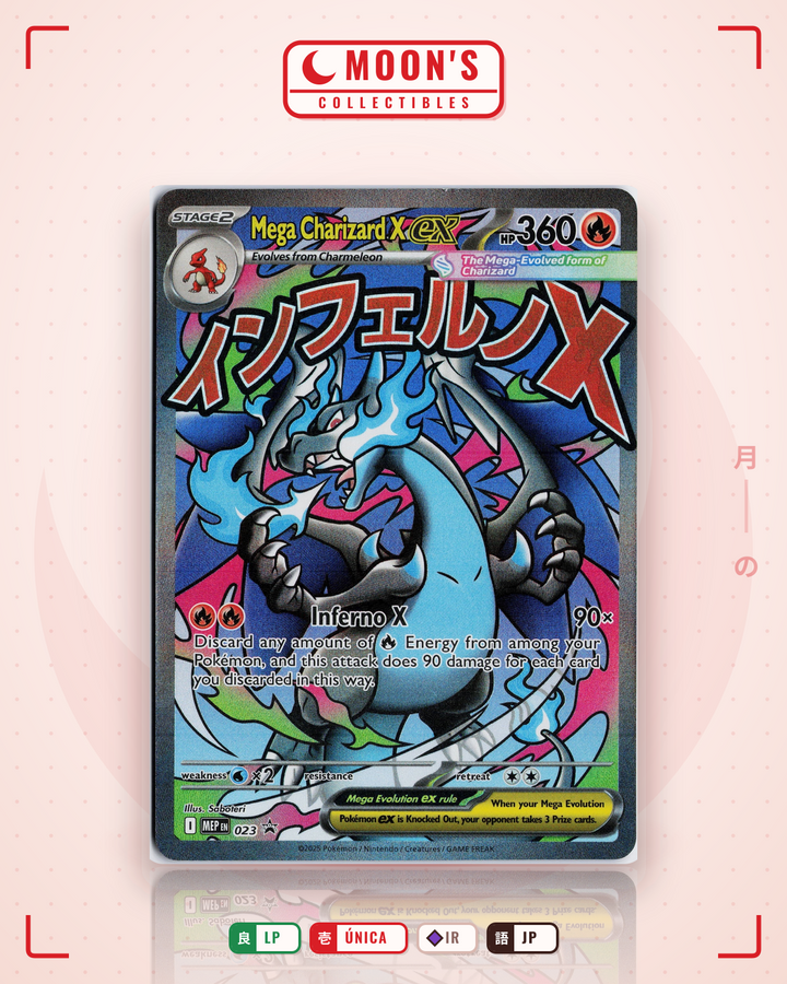 Mega Charizard X ex · Mega Evolution Black Star Promo #023 · LP