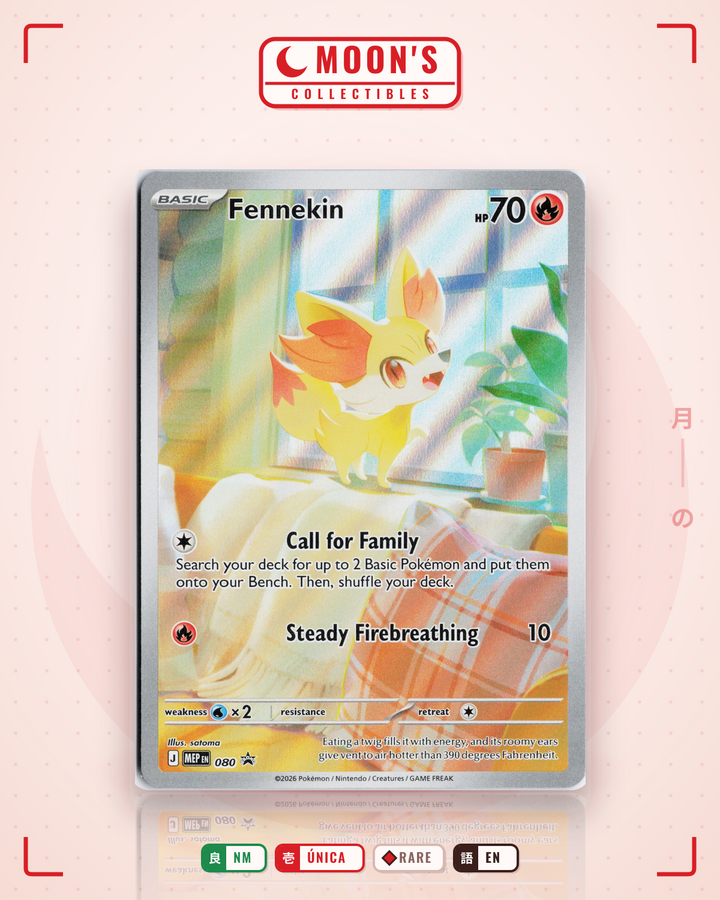 Fennekin · Mega Evolution Black Star Promos #080 · NM