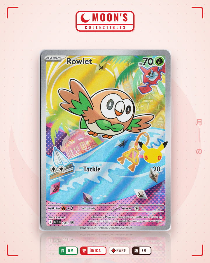 Rowlet · Mega Evolution Black Star Promos #043 · NM