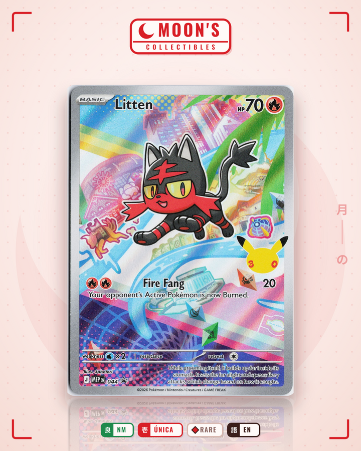 Litten · Mega Evolution Black Star Promos #044 · NM