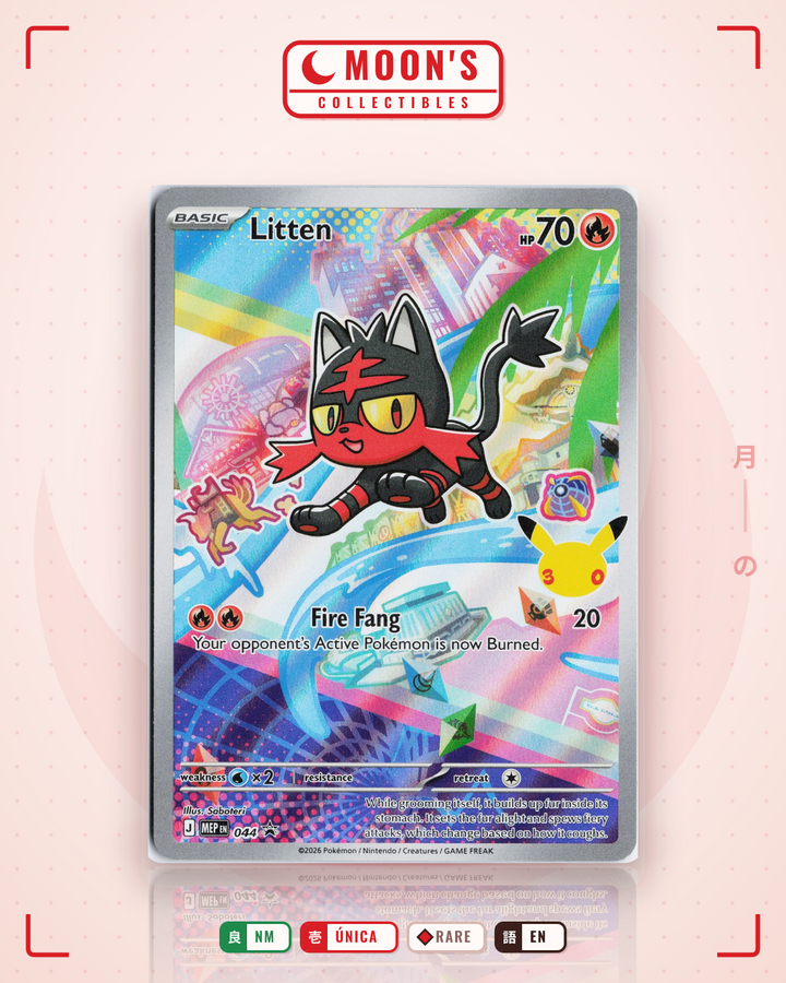 Litten · Mega Evolution Black Star Promos #044 · NM