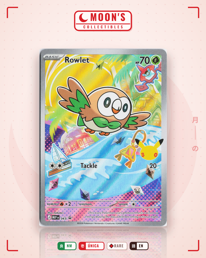 Rowlet · Mega Evolution Black Star Promos #043 · NM