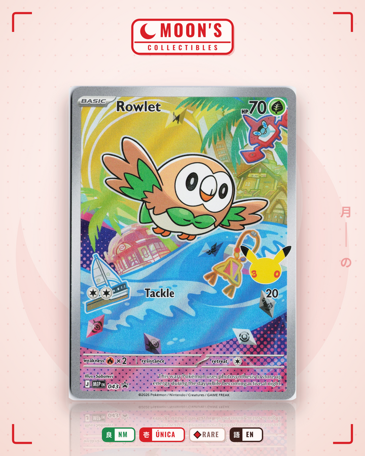 Rowlet · Mega Evolution Black Star Promos #043 · NM