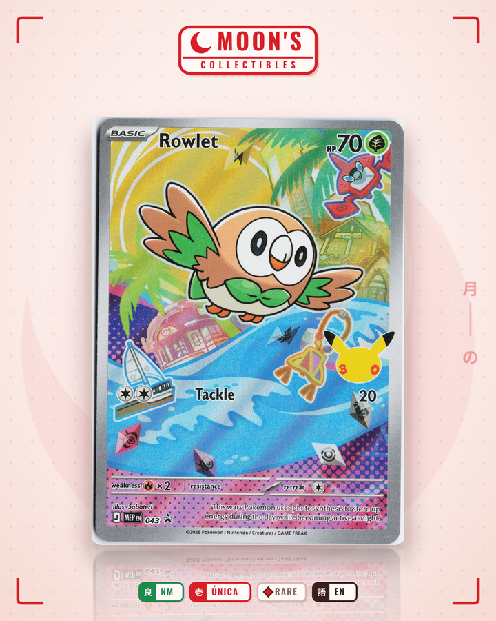 Rowlet · Mega Evolution Black Star Promos #043 · NM