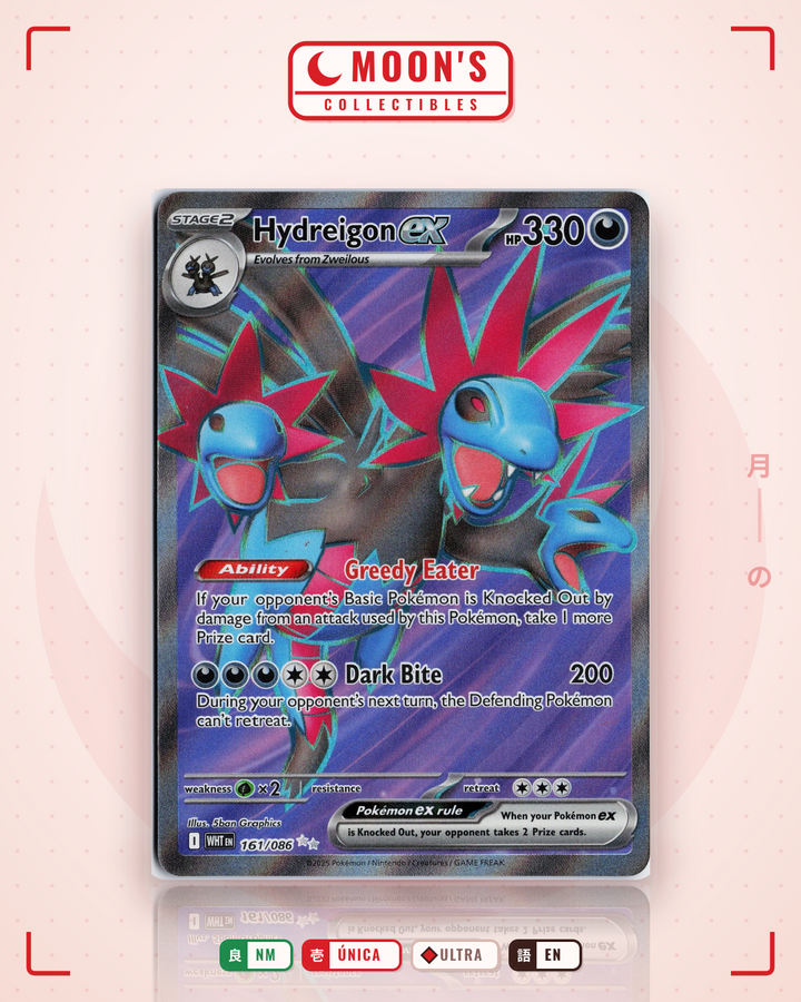 Hydreigon ex · White Flare #161/086 · NM