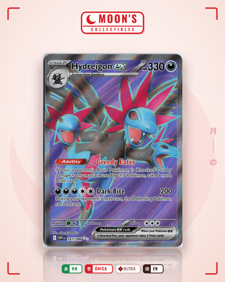 Hydreigon ex · White Flare #161/086 · NM